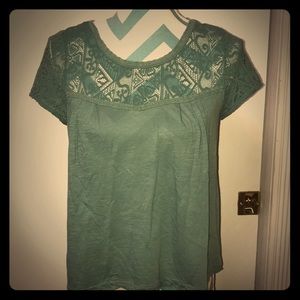 ❌FINAL OFFER❌Pins&Needles seagreen fit & flare top
